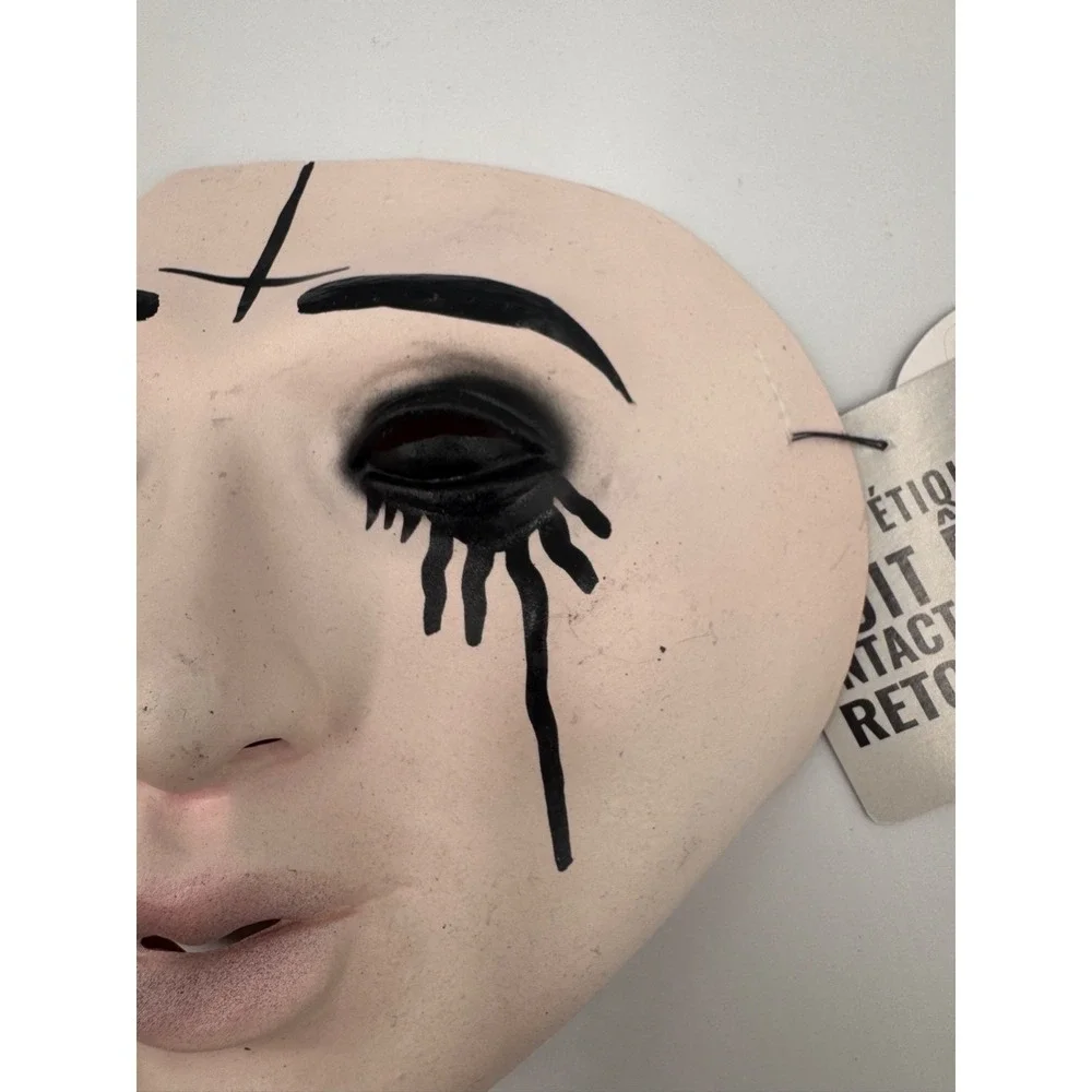 Fun Scary Nun Mask FUN4080 Unisex OS‎ Beige Elastic Band Halloween Costume NWT